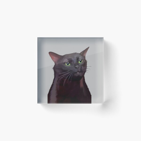 Item preview, Black Cat Zoning Out Meme designed and sold by Prime_Store.