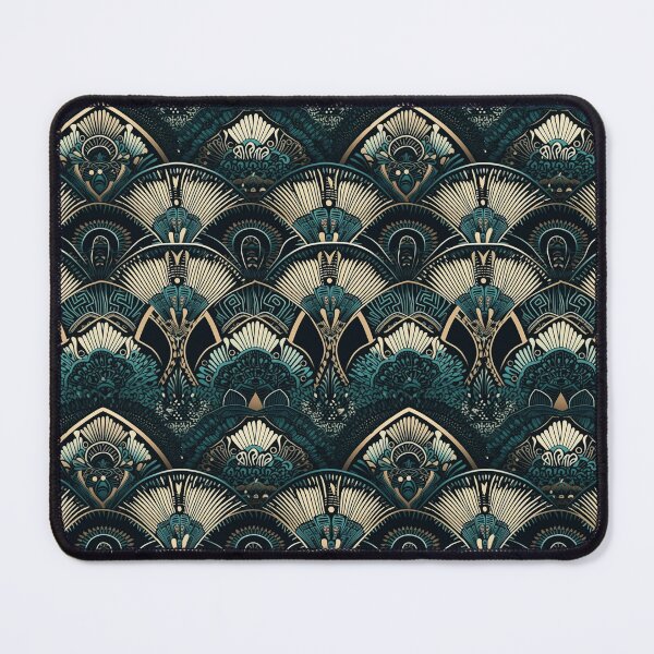 Item preview, Blue art deco designed and sold by OtterFactory.