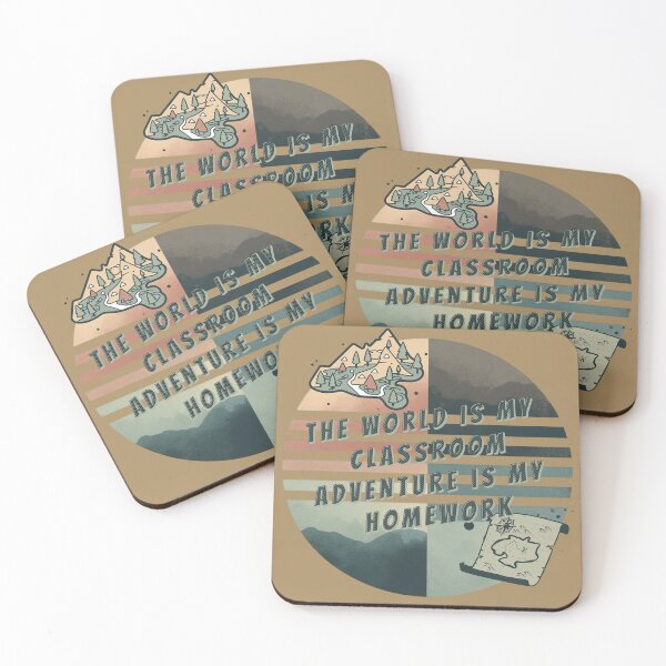 Item preview, Worldschooling Unschooling World Is My Classroom Adventure is My Homework Homeschool Gift designed and sold by CORINNE W.
