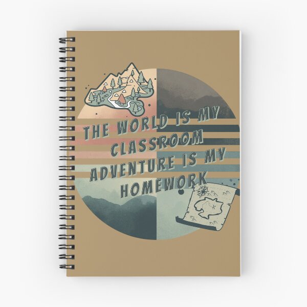 Item preview, Worldschooling Unschooling World Is My Classroom Adventure is My Homework Homeschool Gift designed and sold by CORINNE W.