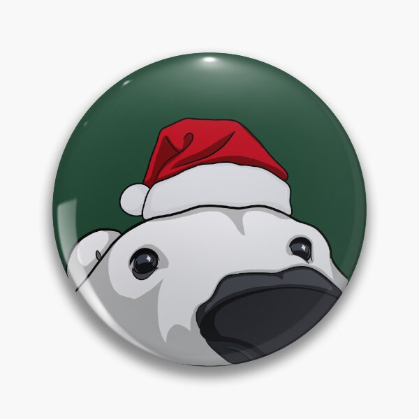 Item preview, Cute Christmas Polar Bear with Santa Hat designed and sold by rad-mignonette.