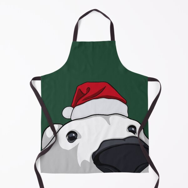 Item preview, Cute Christmas Polar Bear with Santa Hat designed and sold by rad-mignonette.