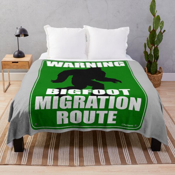 Item preview, WARNING BIGFOOT MIGRATION designed and sold by PapaSquatch.