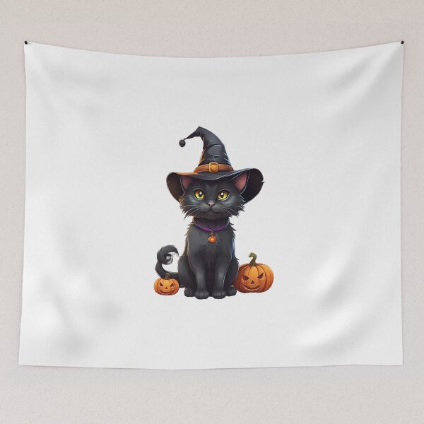 Item preview, Black cat halloween designed and sold by Promarkets.