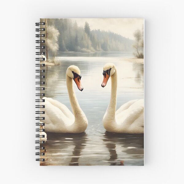 Item preview, Swans family in lake, rustic nature view designed and sold by Jayjaynaenae.