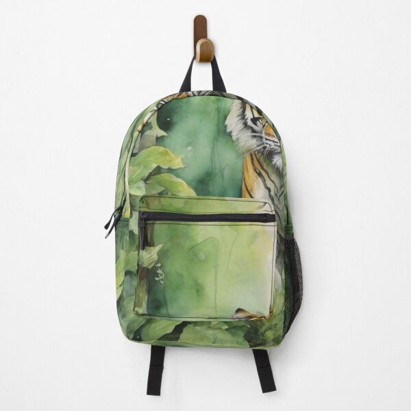Item preview, Tiger in Green forest_watercolour designed and sold by shokA Design.