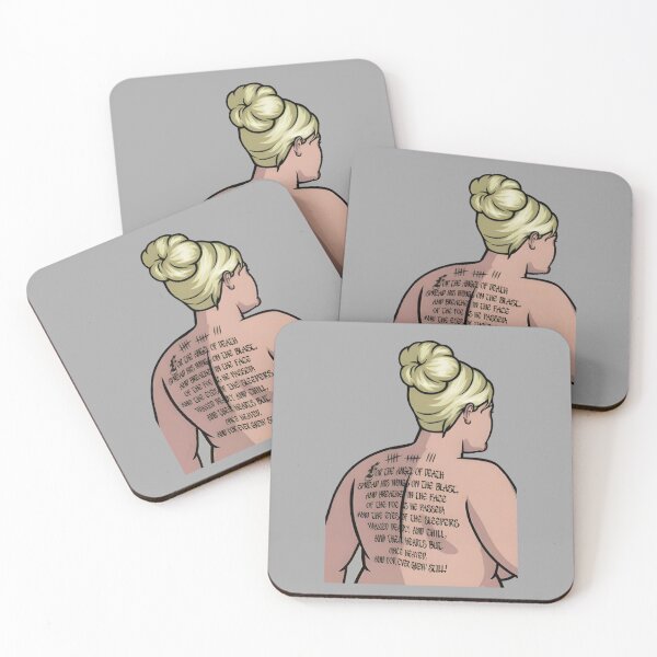 Item preview, HD - Back Tattoo Pam Poovey - ARCHER designed and sold by Adeel Mushtaq.
