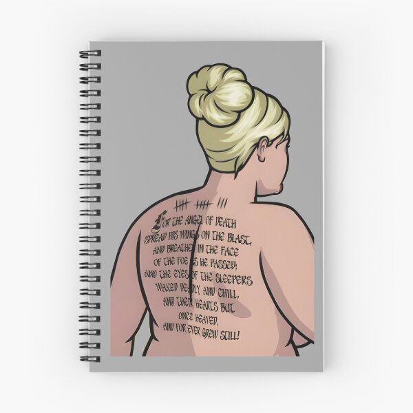 Item preview, HD - Back Tattoo Pam Poovey - ARCHER designed and sold by Adeel Mushtaq.