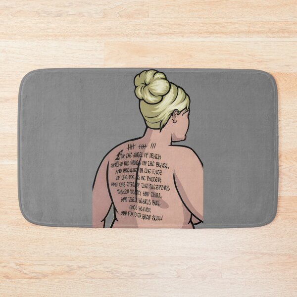 Item preview, HD - Back Tattoo Pam Poovey - ARCHER designed and sold by Adeel Mushtaq.