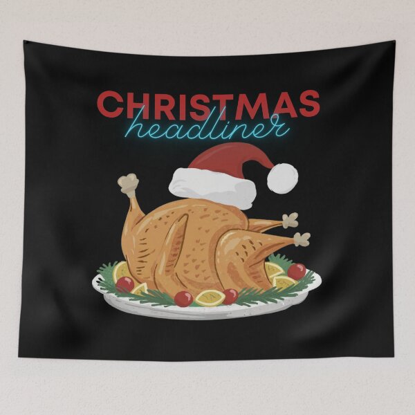 Item preview, Christmas Headliner. Christmas turkey. Funny christmas aprons, t-shirt and +70 products! designed and sold by MarsLights.