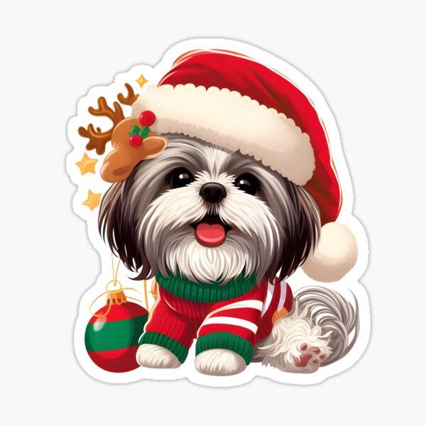 Shih tzu clearance christmas jumper