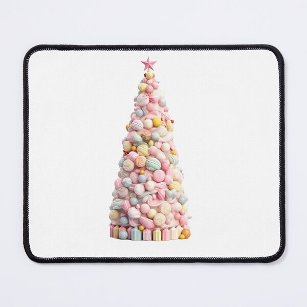 Item preview, A pink christmas tree made out of candy designed and sold by Mickeymouse2023.