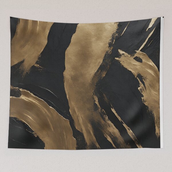 Item preview, Golden Wings Abstract Art designed and sold by Alihassan-Art.