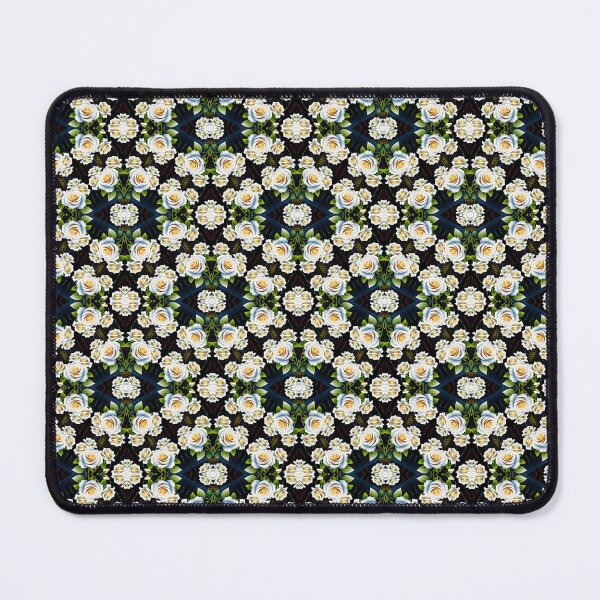 Item preview, White Rose Flowers Seamless Pattern designed and sold by Petalandfur.