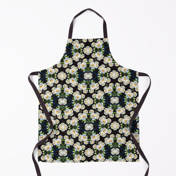 Item preview, White Rose Flowers Seamless Pattern designed and sold by Petalandfur.