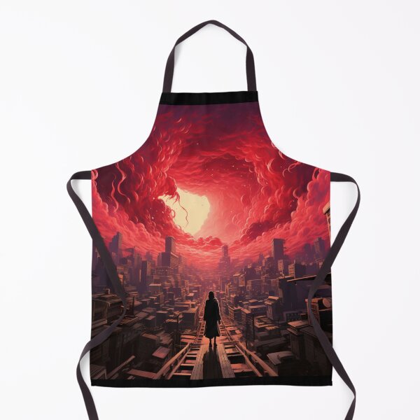 Item preview, Dystopian Eclipse - Crimson Skyline Art Print designed and sold by SmartDesignByBB.