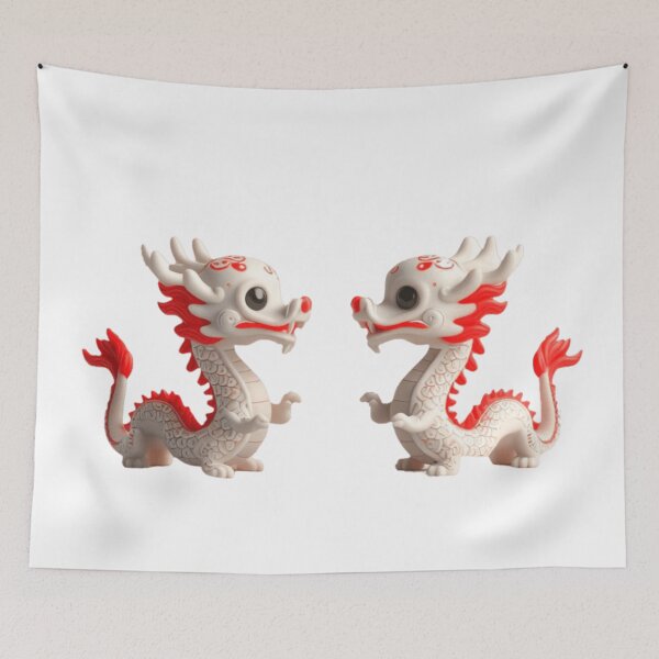 Item preview, Cute Dragons Dancing to Each Other designed and sold by erkabees.