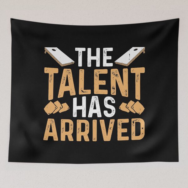 Item preview, The Talent Has Arrived Retro Design - Baggo Team Bean Bag Toss Game - Funny Cornhole Player Vintage designed and sold by naworas.