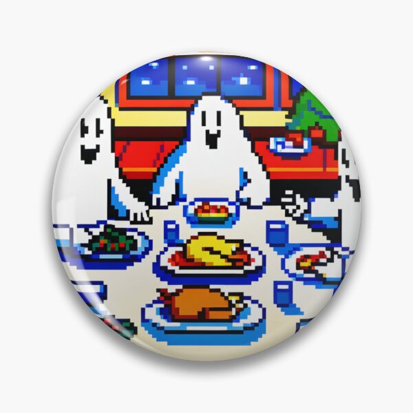 Item preview, Ghost christmans deener 8bit designed and sold by Ariellls.
