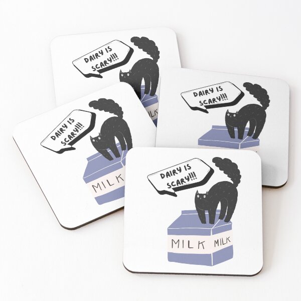 Item preview, Dairy is SCARY | lactose intolerant funny quote designed and sold by SodaPUNCH.