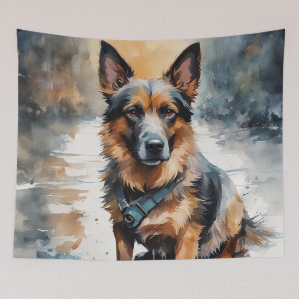 Item preview, Watercolor Dog Portrait- Cool Art designed and sold by joejiing.