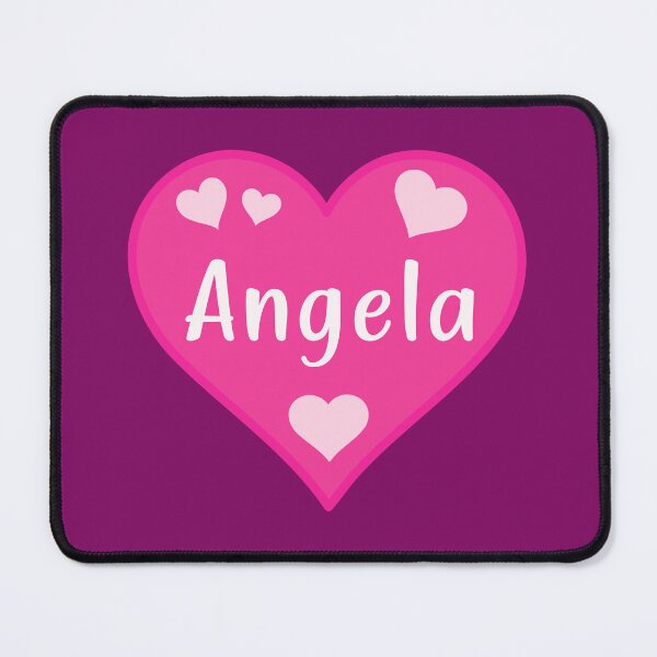 Item preview, Angela Name Pink Heart  designed and sold by Jeallan Designs.