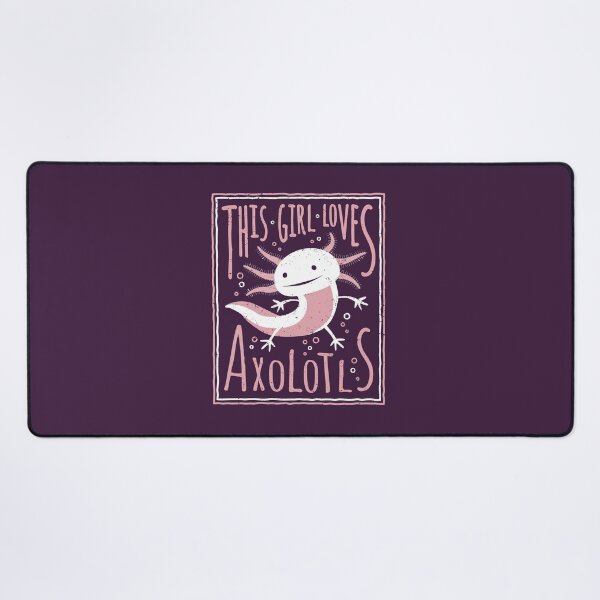 Item preview, This Girl Loves Axolotls - Axolotl Gifts for Girls designed and sold by propellerhead.