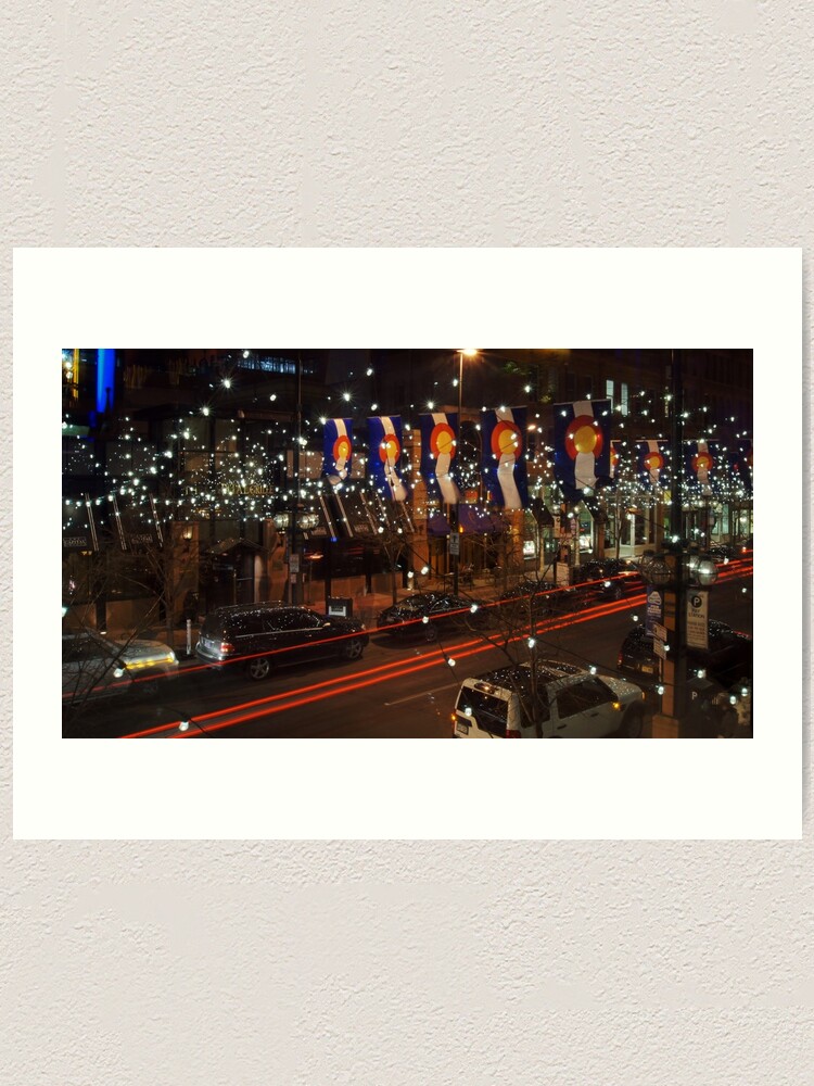 Alternate view of The Lights of Larimer Square Art Print