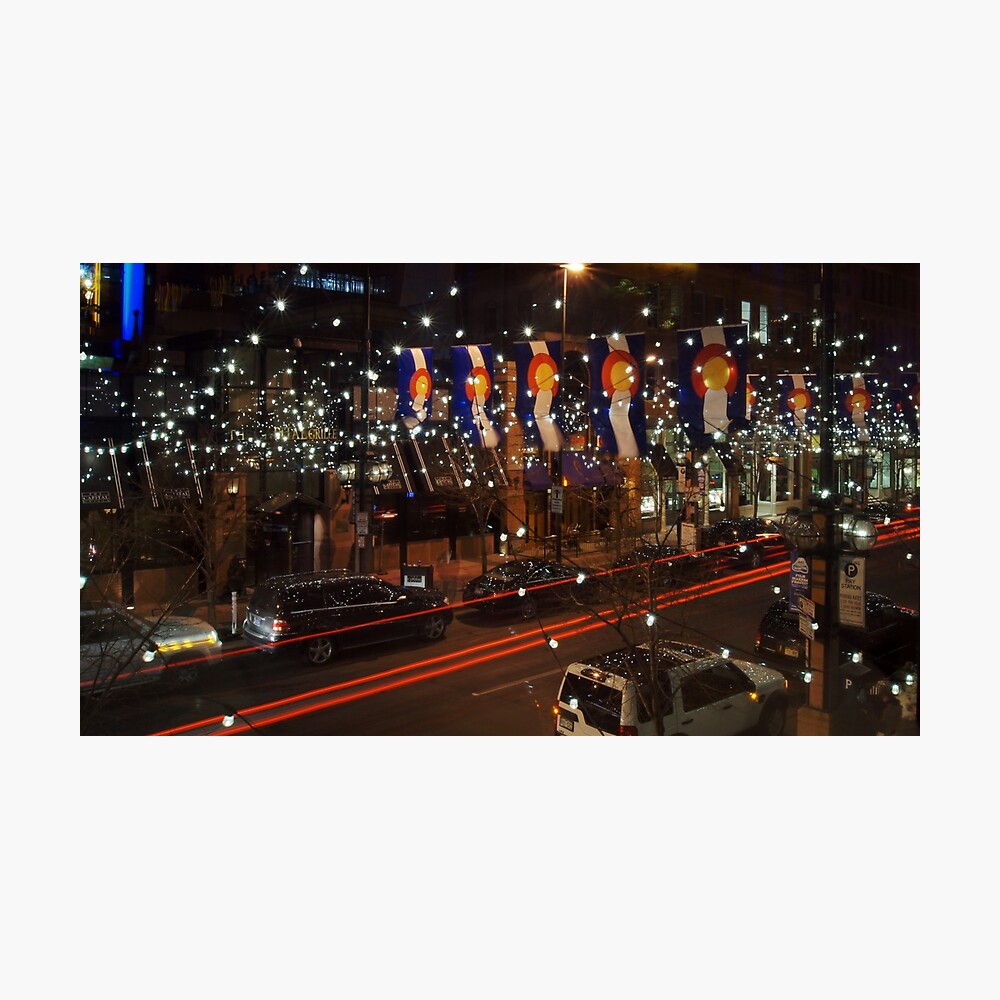 The Lights of Larimer Square Photographic Print