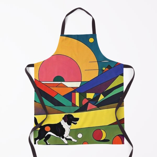 Item preview, Dog plays with spheres at sunset designed and sold by George Hutton Hunter.