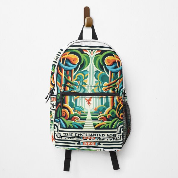 Item preview, Enchanted Forest Art Deco Travel Poster designed and sold by Best-Kept.