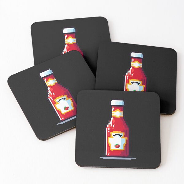 Item preview, Red Ketchup Pixel Art designed and sold by QuickSticker.