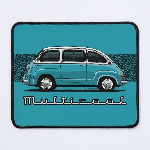 Item preview, My drawing of the classic Italian minivan car designed and sold by designjaag.