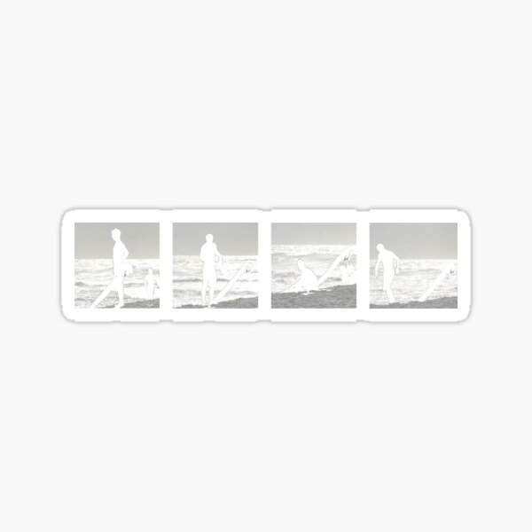 Surf“s window rose Sticker