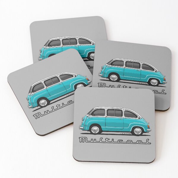 Item preview, My drawing of the classic Italian minivan car designed and sold by designjaag.