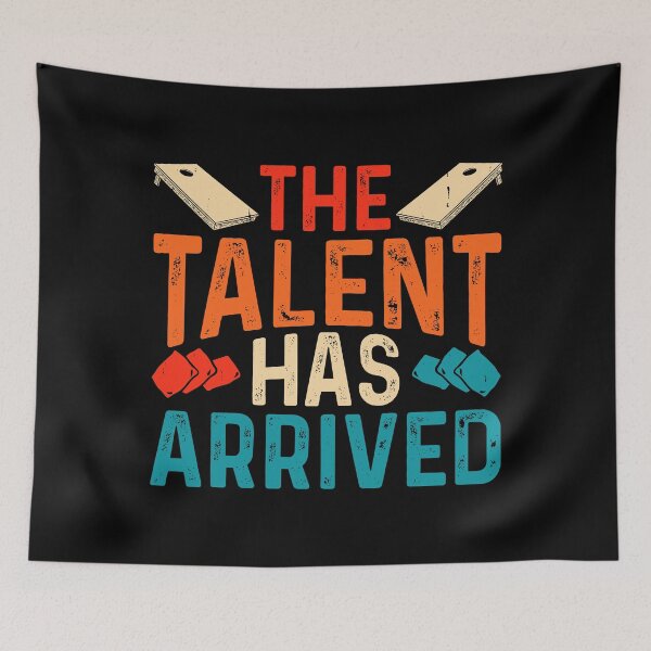 Item preview, The Talent Has Arrived Retro Design - Baggo Team Bean Bag Toss Game - Funny Cornhole Player Vintage designed and sold by naworas.