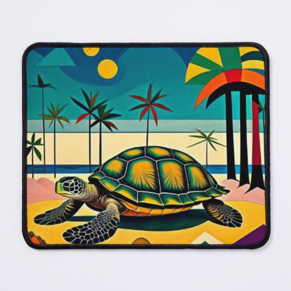 Item preview, Turtle on beach under Palm trees designed and sold by George Hutton Hunter.