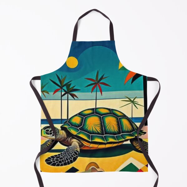 Item preview, Turtle on beach under Palm trees designed and sold by George Hutton Hunter.