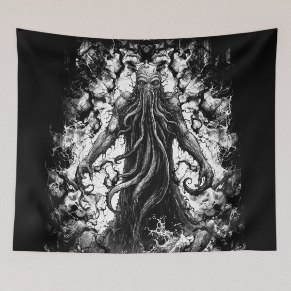 Item preview, Cthulhu Rising from the Depths No.6 designed and sold by LastHighwayTees.