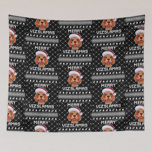 Item preview, Hungarian Pointer, Magyar Vizsla Gift, Merry Christmas, Christmas Gift, Merry Vizslamas designed and sold by LusterCraft.