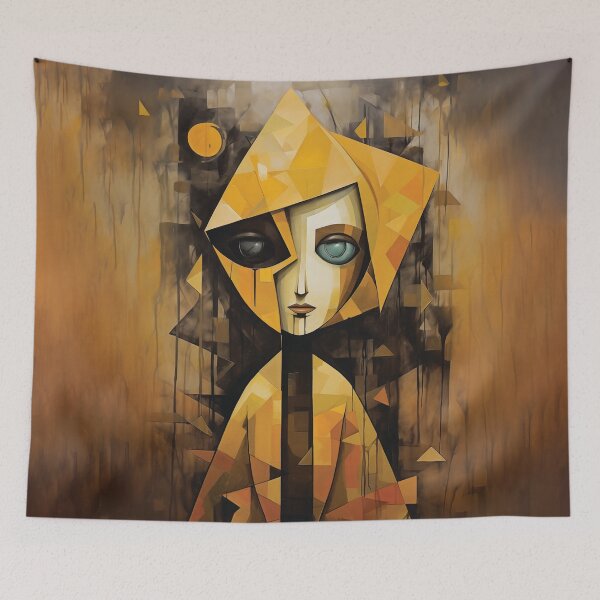 Item preview, Amber Solitude: A Cubist Reverie designed and sold by ZedMont.