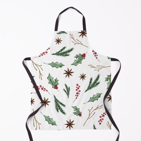 Item preview, Green Christmas Leaves and Pine Branches  designed and sold by ArDecoS.