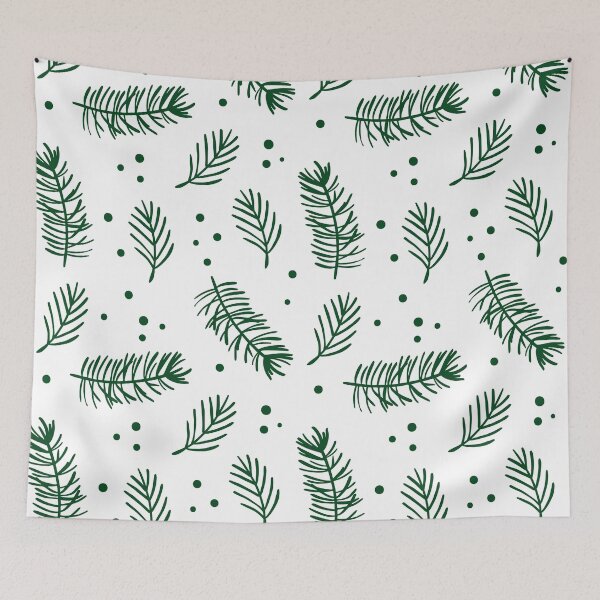Item preview, Green Christmas Pine Branches  designed and sold by ArDecoS.