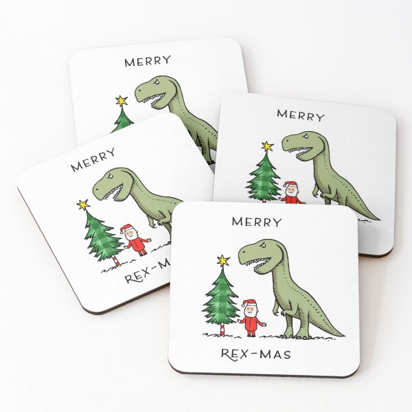 Item preview, Have a Merry Rex-Mas (Christmas) designed and sold by Tabble-Dabble.