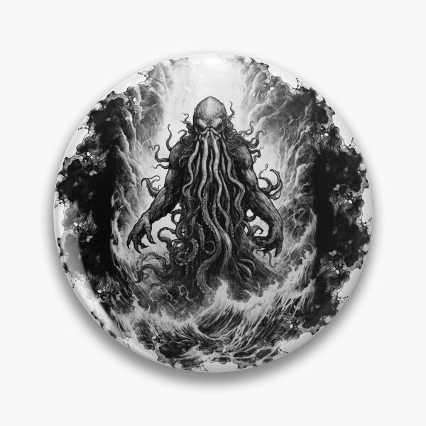 Item preview, Cthulhu Rising from the Depths No.7 designed and sold by LastHighwayTees.