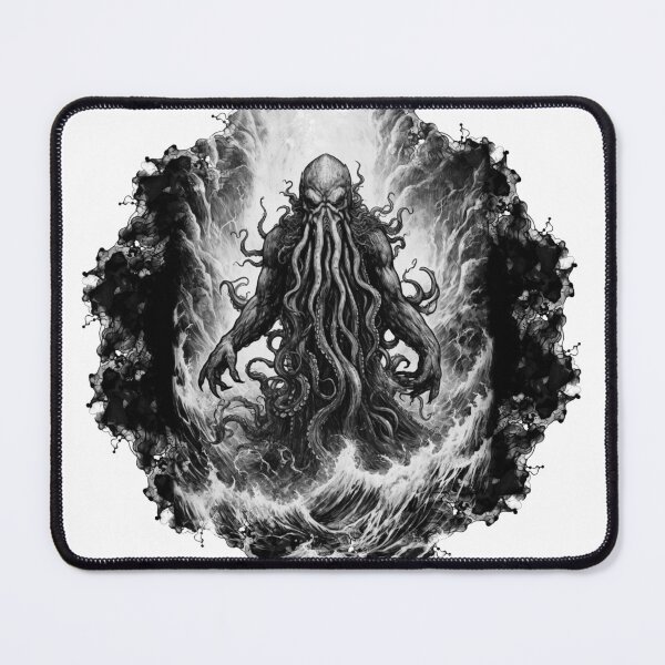 Item preview, Cthulhu Rising from the Depths No.7 designed and sold by LastHighwayTees.
