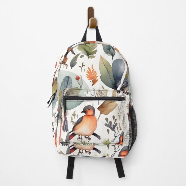 Item preview, Watercolor bird and leaves seamless pattern background. designed and sold by Jayjaynaenae.