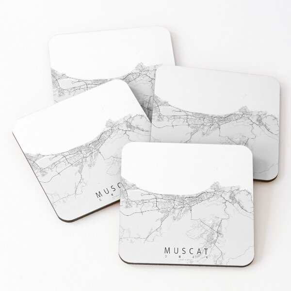 Item preview, Muscat City Map of Oman - Light designed and sold by deMAP.