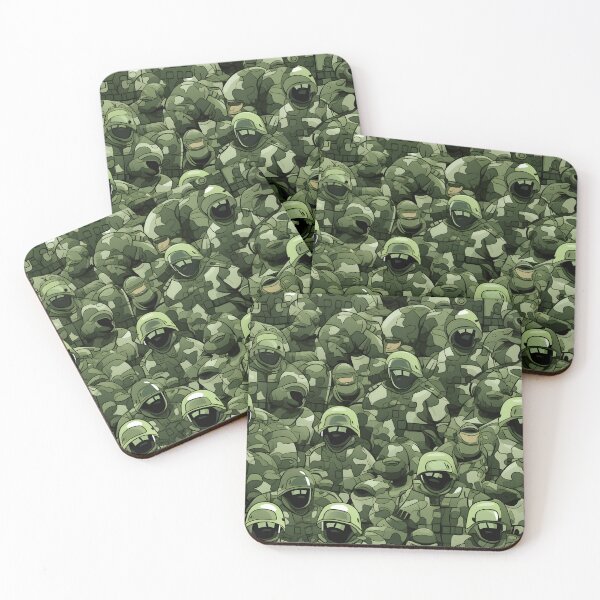Item preview, Soldier Swarm Camouflage Pattern Illustration designed and sold by inkArtistryfine.