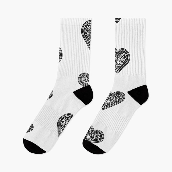 Item preview, logo image art graphics graffiti black and white line 3D heart designed and sold by gulka8.
